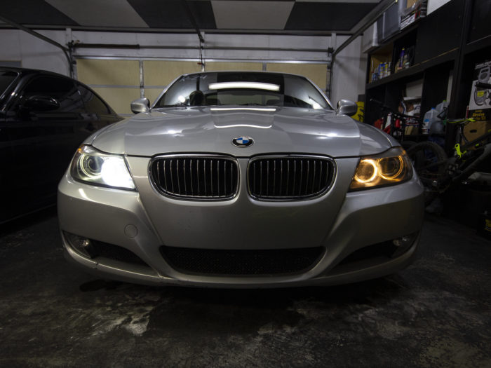 BMW E90 Stock Angel Eyes vs LED Install Guide