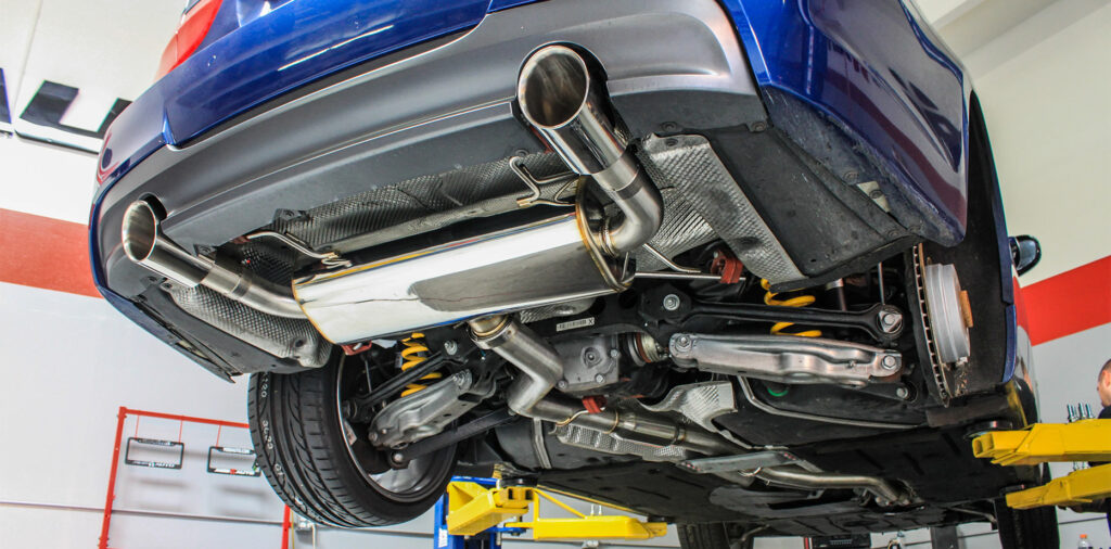 BMW 335i catback exhaust system for E90 or E92 N54 or N55